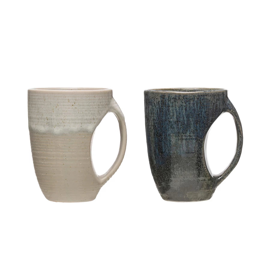 Creative Co-Op Stoneware Mug #DF2769A