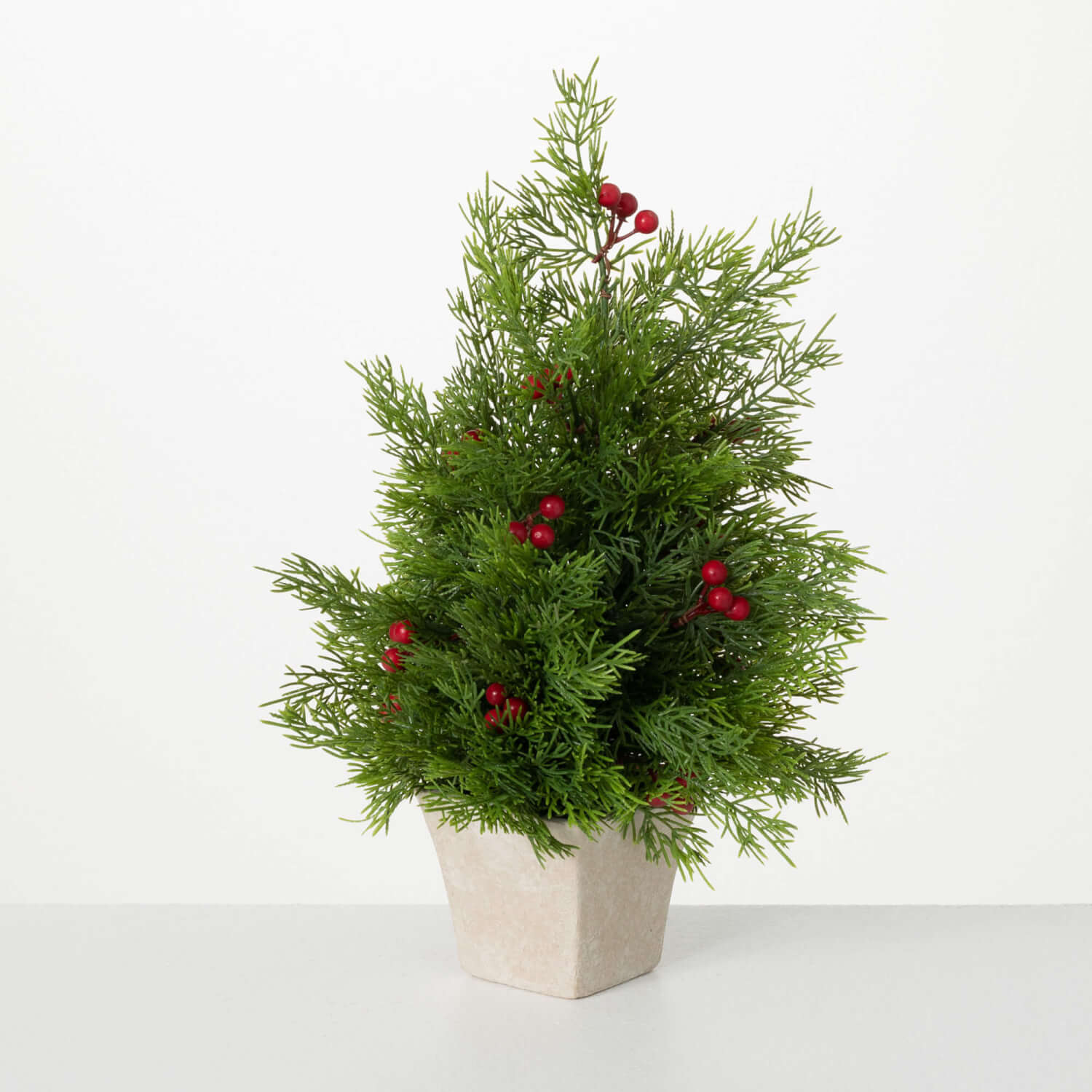 Sullivans Potted Cedar And Red Berry Tree TR1129