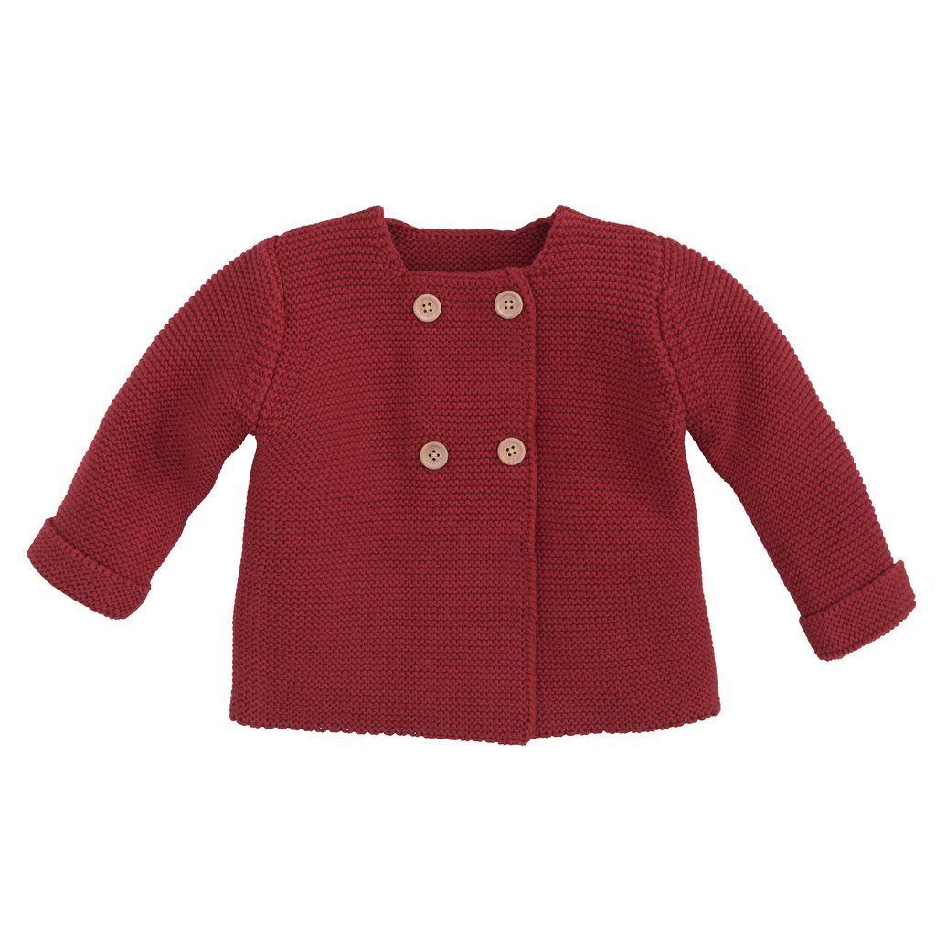 Deep Red Cardigan