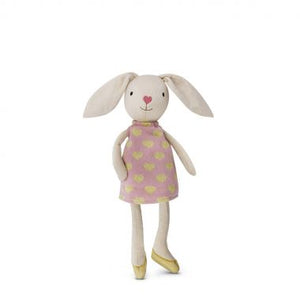 Pink & White Knit Bunny Pal