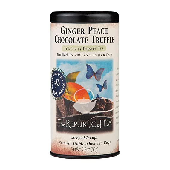 Republic of Tea, Ginger Peach Chocolate Truffle 42502