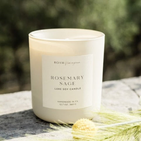 Roam Homegrown Rosemary Sage Candle RS-CR12-LL11