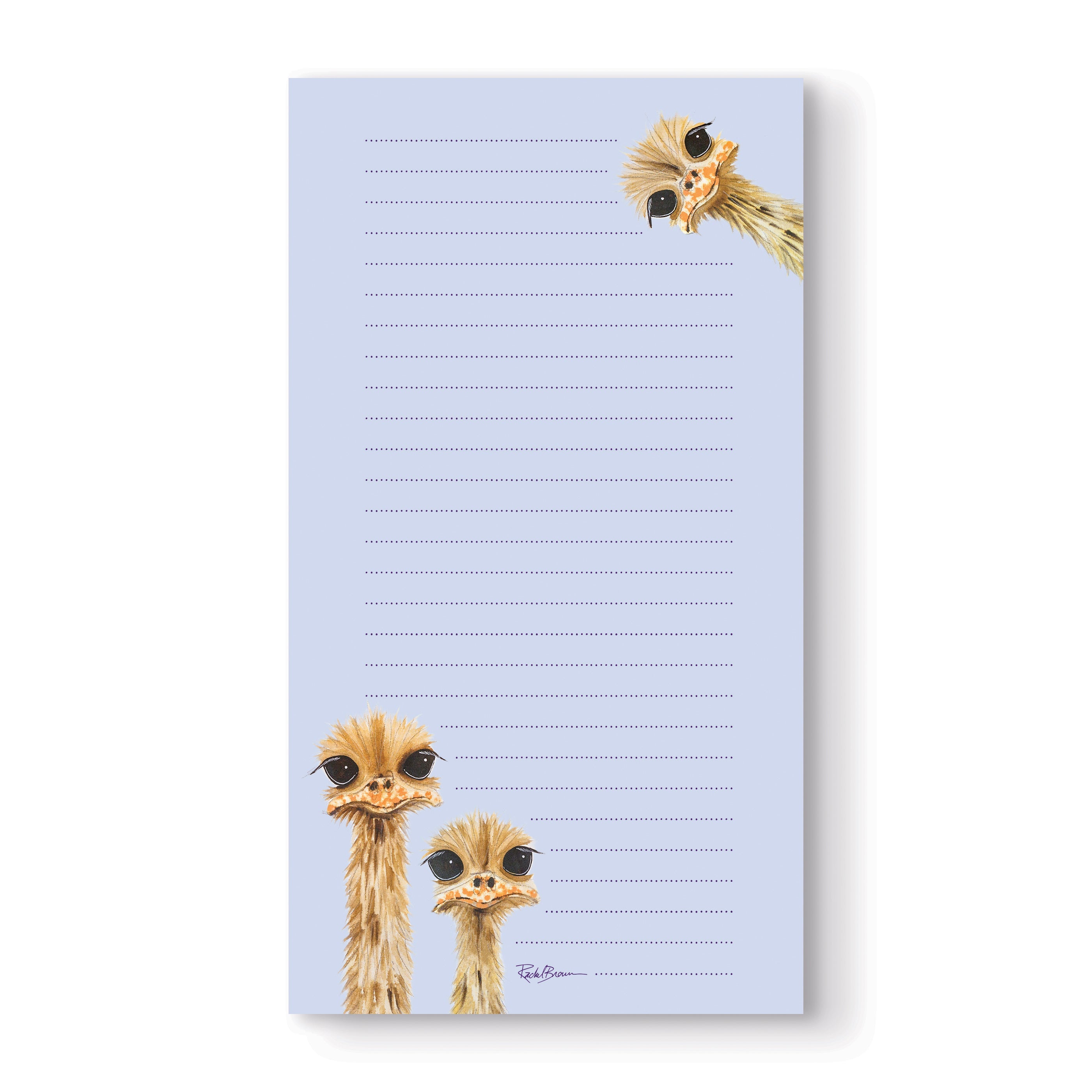 Studio Oh! Ostrich Chunky List Pad NPC04