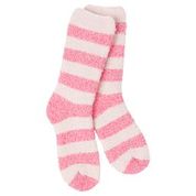 Worlds softest socks, -Cozy collection, Pink multi Crew