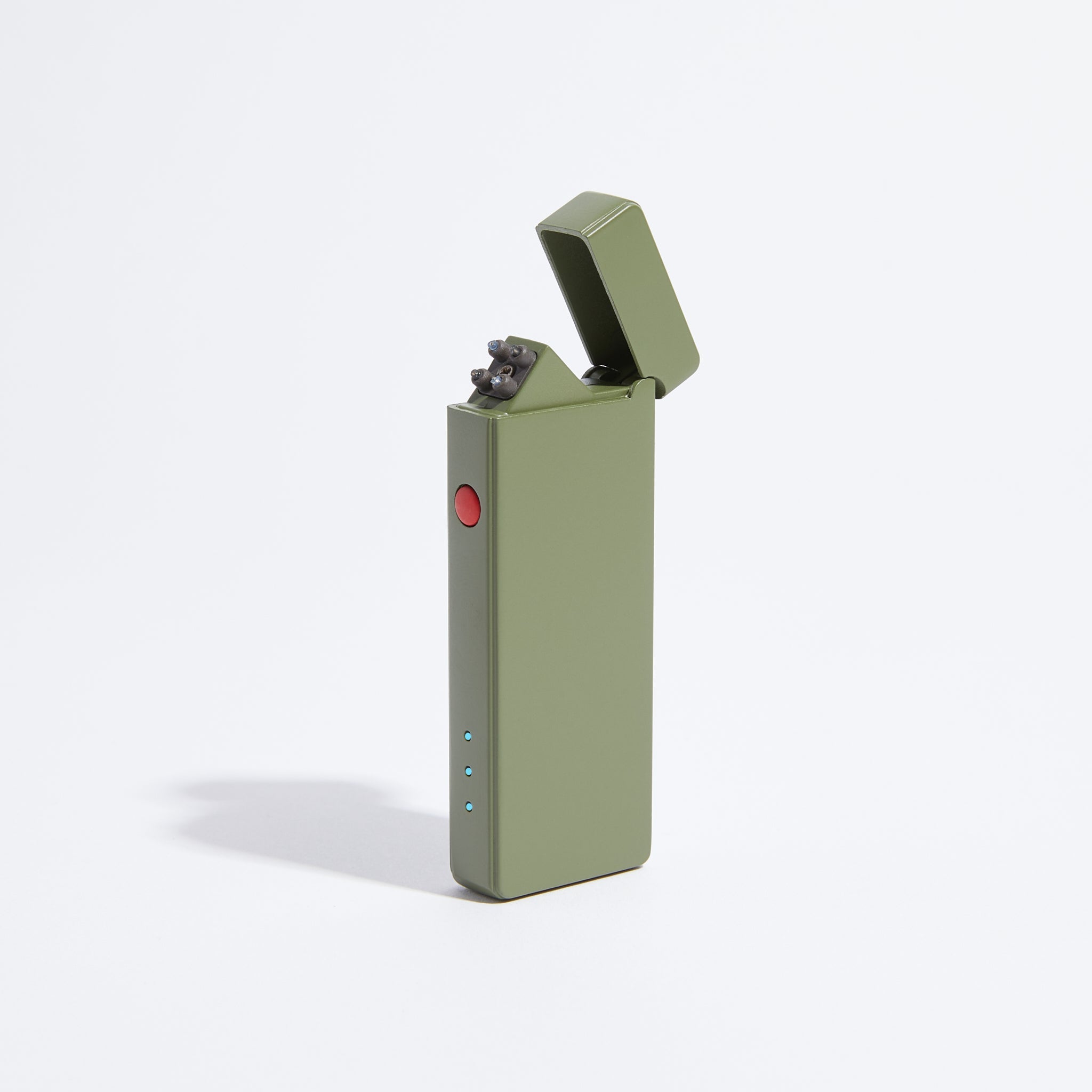 The USB Lighter Company, Olive Green Slim Double Arc Lighter