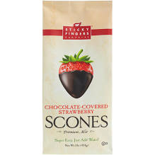 Chocolate covered strawberry, scone mix