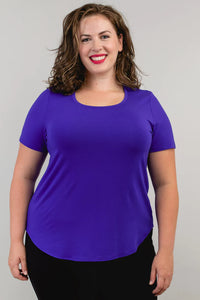 Blue Sky Clothing, Tessa Tee, Violet