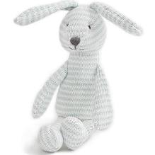 Blue & Striped Plush Bunny