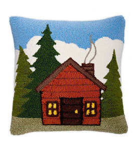 Evergreen Summertime Cabin Pillow 53Y35