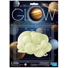 Glow in the dark 3-D solar system