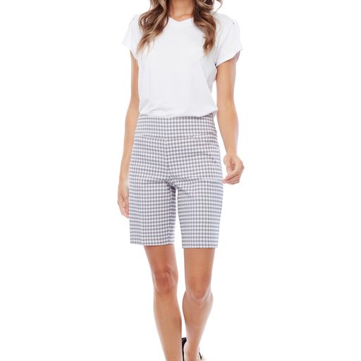 Up Grey Gingham Shorts 67773