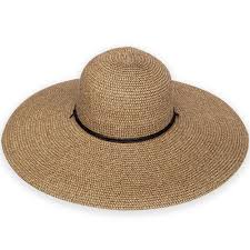 Sahara sun hat, woven with adjustable chin cord, tan