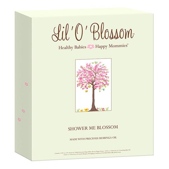 Shower me blossom, 7 piece gift set