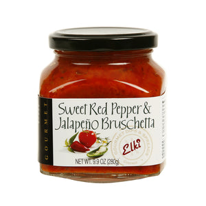 Sweet red pepper jalapeño bruschetta 9.9 oz