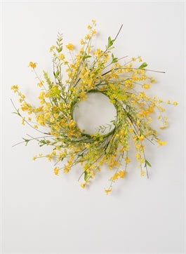 6.5" YELLOW WISPY ACCENT RING